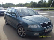 Шкода Октавия,  1, 6 mpi, 2006г,  газ-бензин, сине-зеленый мет., 