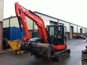 2011 KUBOTA U55-4 мини-экскаватор