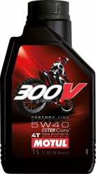 Масло для мотоцикла Motul 300V 4T OFF ROAD 5W-40 1L