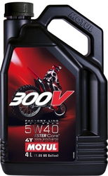 Масло для мотоцикла Motul 300V 4T OFF ROAD 5W-40 4L